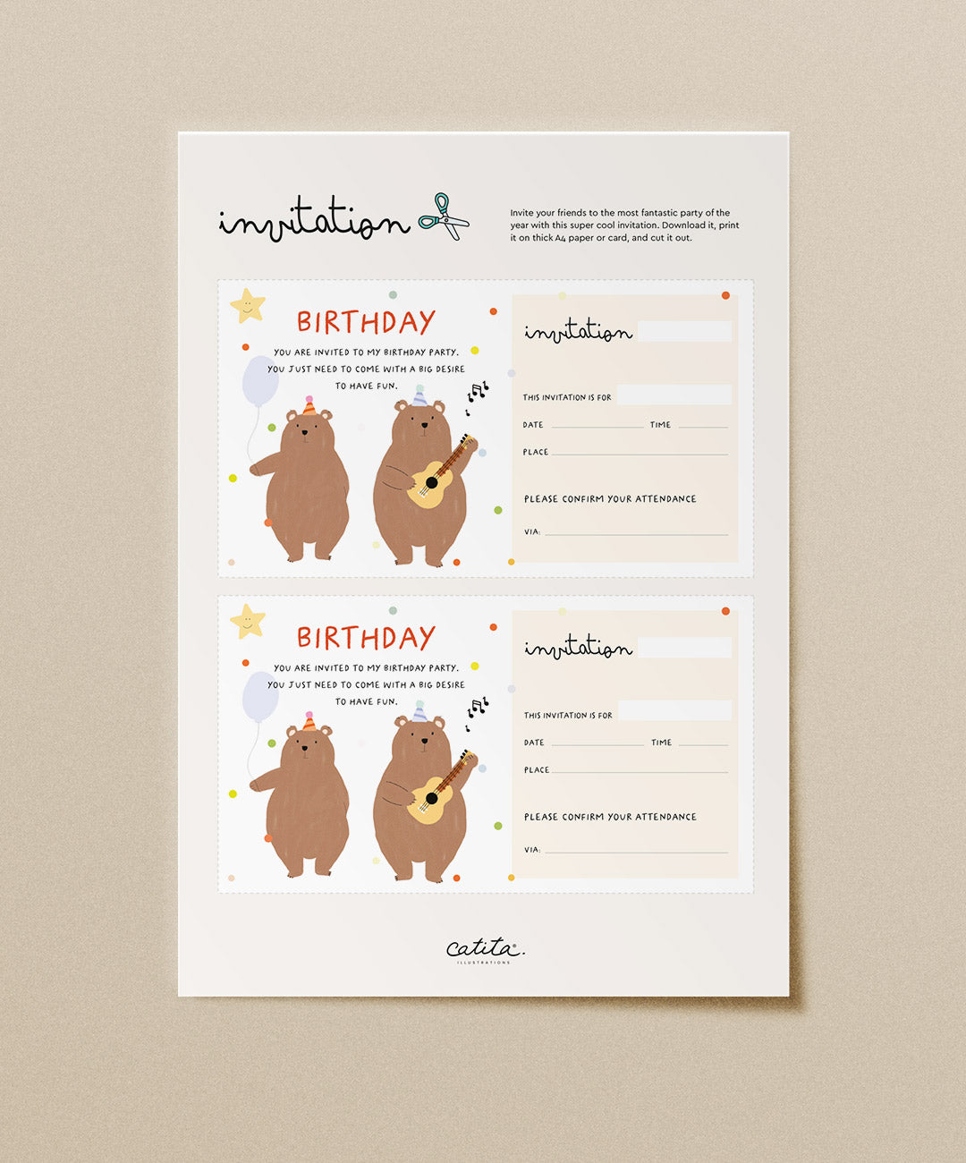 Invitación de Cumpleaños