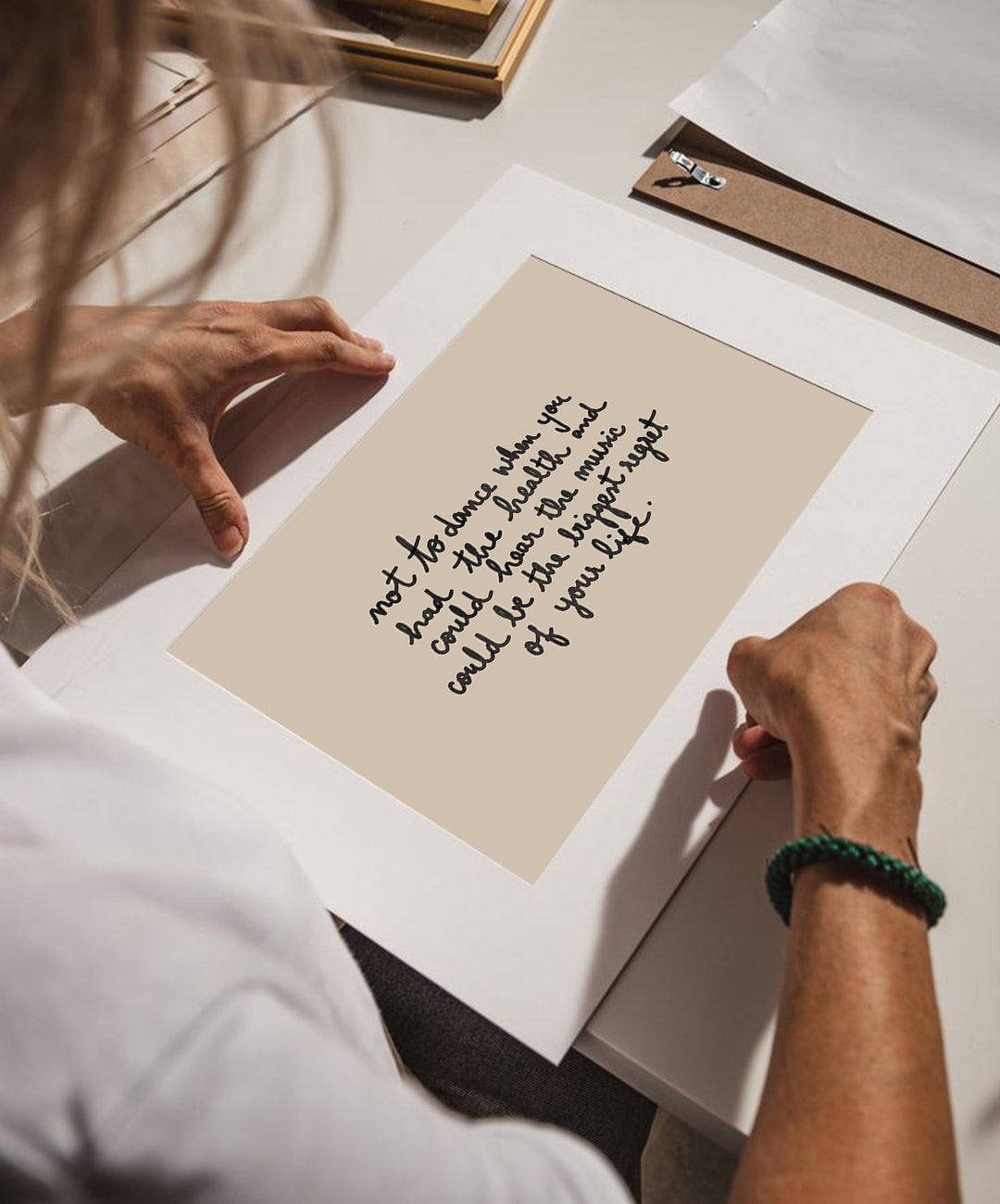 Póster 'No Regrets' 