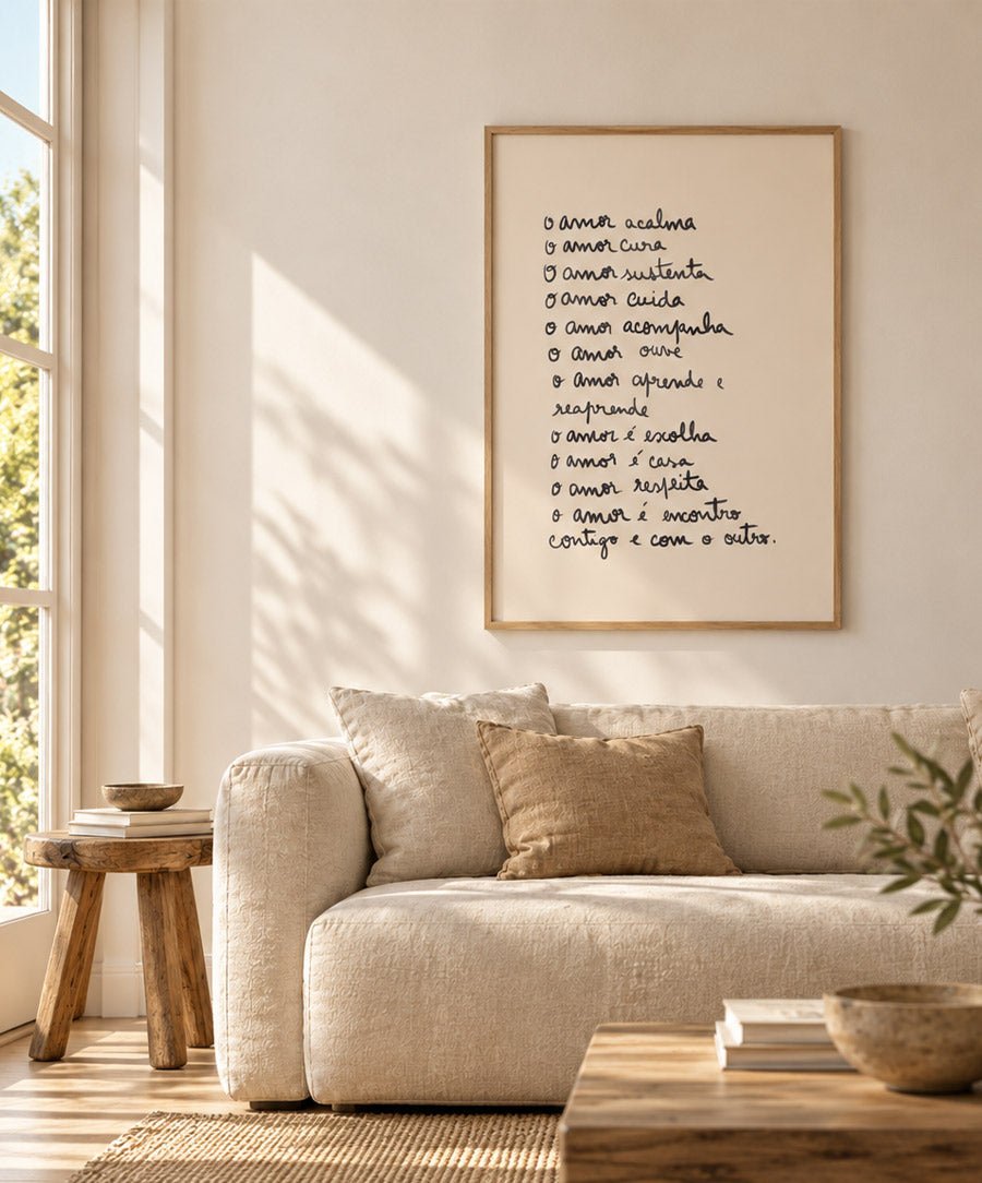 Poster 'O amor é' - Posters Catita illustrations